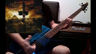 Nile  Ithyphallic  live bedroom bass cover basscover nile [upl. by Klecka128]