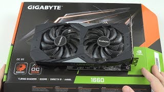 Gigabyte Windforce GTX 1660 OC Unboxing and Test Non ti 220 USD version [upl. by Irvine]