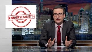 Endorsements Web Exclusive Last Week Tonight with John Oliver HBO [upl. by Siuqram269]