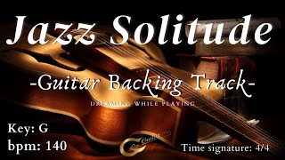 Jazz Solitude Guitar Backing Track in G [upl. by Aiselad471]