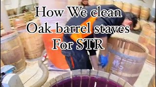 Oak barrel STR  shaved  toasted  recharred [upl. by Sliwa811]