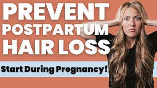 STOP Postpartum Hair Falling Out  Secrets To Healthy Hair After Birth [upl. by Derayne]