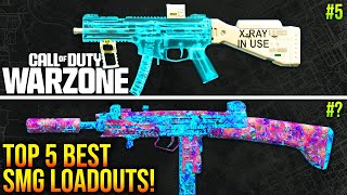 WARZONE New Top 5 BEST META SMG LOADOUTS After Update WARZONE Best Setups [upl. by Tnahsin]