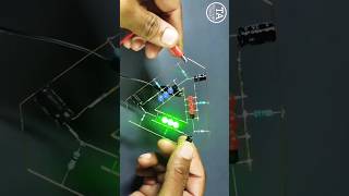 Diy 💡 🤯LED chaser circuit using CMOS IC CD4017 Logic Counter 20 LEDs and NE555 timer diy reels [upl. by Mitchell]