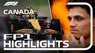 FP1 Highlights  2024 Canadian Grand Prix [upl. by Euqinommod]