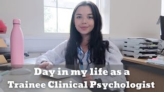 Day in my life as Trainee Clinical Psychologist DClinPsy [upl. by Lemmie]