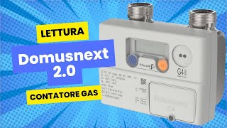 Autolettura contatore GAS Domusnext 20 G4 e G6 [upl. by Lorre286]