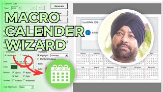 How to Create a Calendar 📅 using Calendar Wizard in Corel Draw  2024  Latest Corel Draw tutorial [upl. by Sinnod]