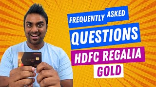 HDFC Regalia Gold Credit Card  Frequently Asked Questions  FAQ [upl. by Kennett]