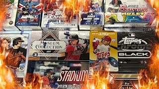 FRIDAY NIGHT FIRE Opening NEW Baseball Cards [upl. by Herod315]