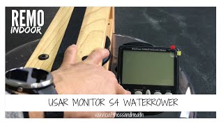 🖥️ MONITOR S4 de WATERROWER  Remo indoor [upl. by Aettam]