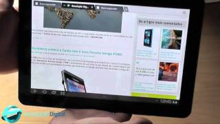 Samsung Galaxy Tab 101 GTP7500  Internet [upl. by Sabec63]