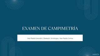 Examen de campimetría [upl. by Agosto]