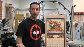 163  How to Build a Calendar Frame Part 2 of 2 [upl. by Corsetti329]