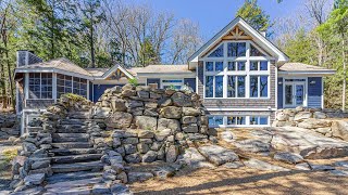 3 Million Dollar Cottage In Lake of Bays Ontario  50 Bigwin Island [upl. by Arakat]