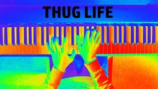 Brockhampton  THUG LIFE Piano Cover  Animation [upl. by Nylkcaj152]