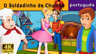 O Soldadinho de Chumbo  The Steadfast Tin Soldier in Portuguese  Portuguese Fairy Tales [upl. by Eevets]