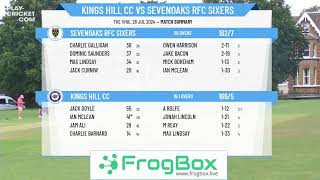 The Smash  Bowl Final  Kings Hill CC The Hundred v Sevenoaks RFC Sixers [upl. by Sidonius]