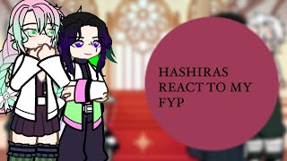 Hashiras react to my FYP  No gyomei or rengoku  decaracite  Join my discord server pls [upl. by Tnilf]