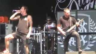 Parkway Drive  Warped Tour 2014  Charlotte NC Wild Eyes Deliver Me Dark Days [upl. by Lash]