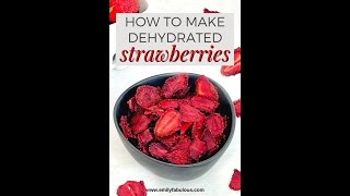 How to Dehydrate Strawberries [upl. by Adirf887]