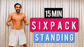 At Home Sixpack Ab Routine  No Equipment  6 Pack Abs for Beginners  15 MIN ABS WORKOUT [upl. by Orlina116]