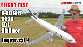 XFLIGHT \ XRP \ SUPREME HOBBY A320 TWIN 50mm EDF AIRLINER  PART 2 ESSENTIAL RC FLIGHT TEST [upl. by Shulock]