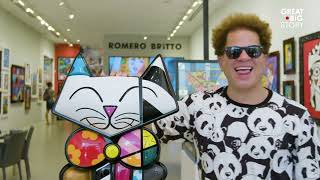 Romero Britto 🎨 Présentation de lartiste pour les enfants du primaire 👩‍🏫 [upl. by Turnbull]