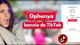 La vérité cachée du bannissement d’Ophenya par TikTok [upl. by Applegate]