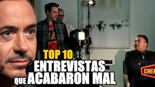 10 CELEBRIDADES QUE PERDIERON EL CONTROL DURANTE UNA ENTREVISTA [upl. by Inot]