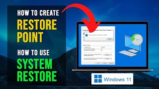 How to Create Retore Point and How to Use System Restore Point in Windows 11 [upl. by Odinevneib256]