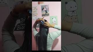 claw clip Easy hairstyle tranding simplehairstylesforlonghair [upl. by Close]