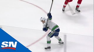 Elias Pettersson Becomes Youngest Player To Score 10 goals In First 10 Career Games [upl. by Khosrow]