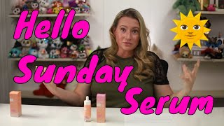 New Hello Sunday 🌞 The One Thats A Serum Face Drops SPF45 Sunscreen Review amp UV Light Test [upl. by Chevy669]