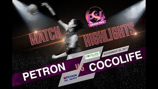 PSL Grand Prix 2017 Highlights Petron vs Cocolife Nov 30 2017 [upl. by Airtal]