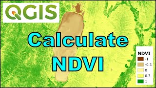 How to do EVI amp NDVI Calculation from Landsat8  More refined amp accurate method in Qgis [upl. by Bevan]