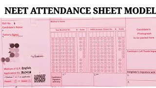 NEET 2024  Attendance sheet official proof  Important video for all [upl. by Ezalb]