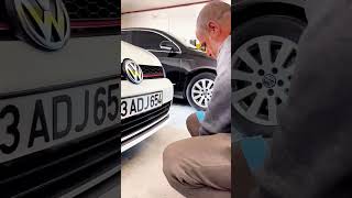 Plaka yerleştirme araba detailes automobile detailing car otoboya details cardetailling [upl. by Birk]