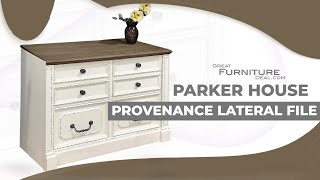 What is a lateral office file amp how does it work Parker House Provence LateralFile filecabinet [upl. by Colwin]