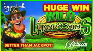 BETTER THAN JACKPOT Wild LepreCoins Slot  I JUST KEPT WINNING [upl. by Jo-Anne329]