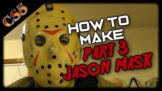 DIY How to Make a Part 3 Jason Mask  Step by Step Tutorial how to make this mask [upl. by Mandeville]