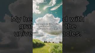 Positive Gratitude Affirmations  I Attract Abundance and Wealth Daily [upl. by Shanney]