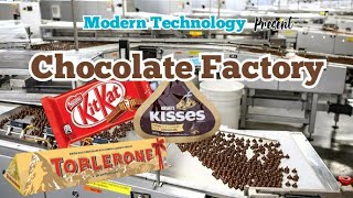 Modern Technology Chocolate Factory  Toblerone Kisses amp Kitkat Factory [upl. by Idalina]