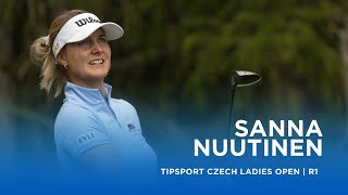 Sanna Nuutinen superbly shoots a 65 7  Tipsport Czech Ladies Open [upl. by Nwahsat]