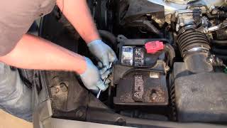 Honda Accord Negative Battery Cable Replacement [upl. by Oreste]