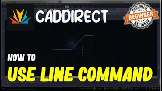 Caddirect How To Use Line Command [upl. by Ambler]