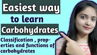 Carbohydrates  Biochemistry Classification of Carbohydrates  Part 2 [upl. by Anirdna]