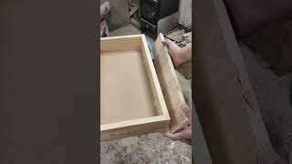 Drawer front installation carpenter woodmade furniture woodworking [upl. by Lorine]