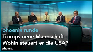 phoenixRunde Trumps neue Mannschaft – Wohin steuert er die USA [upl. by Evey73]