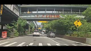 new York drive Queensboro Bridge to Manhattan [upl. by Onitnevuj]